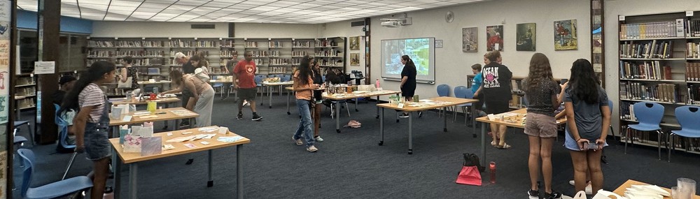TAP Students creating artwork!